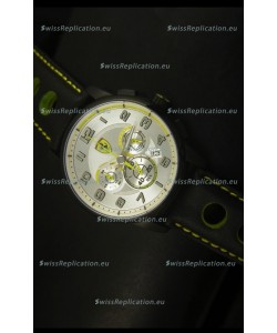 Scuderia Ferrari Heritage SF107 Chronograph Watch in Black Steel