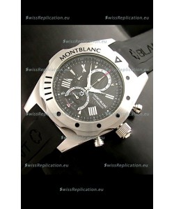 Mont Blanc Star Japanese Watch in Black Dial
