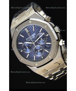 Audemars Piguet Royal Oak Chronograph Blue Dial Swiss Quartz Replica Watch - 41MM