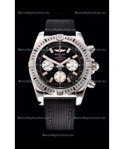 Breitling Chronomat Airbone 1:1 Mirror Replica Watch in Black Dial