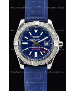 Breitling Avenger II Steel GMT Swiss Watch 1:1 Ultimate Edition - Blue Dial
