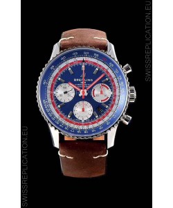 Breitling Navitimer 1 B01 Chronograph PAN AM Edition 43MM - 904L 1:1 Mirror Replica Watch 