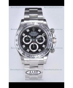 Rolex Cosmograph Daytona M116509-0055 Original Cal.4130 Movement - 904L Steel Watch Black Dial