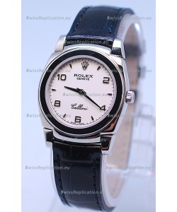 Rolex Cellini Cestello Ladies Swiss Watch in White Dial
