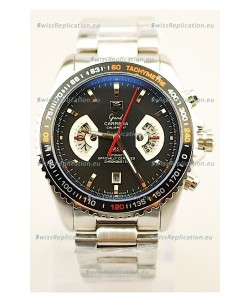 Tag Heuer Grand Carrera RS2 Japanese Replica Watch in Black Dial