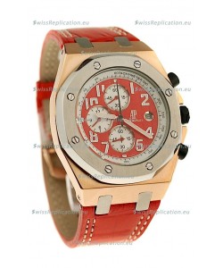 Audemars Piguet Royal Oak Offshore Limited Edition SingaporeGP 2008 Japanese Watch in Red Dial