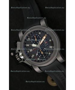 Graham Chronofighter Swiss Replica Watch in Grey Dial