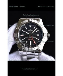 Breitling Avenger II Steel GMT Swiss Replica Watch 1:1 Ultimate Swiss Replica Watch