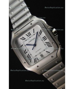 Cartier Santos De Cartier 1:1 Mirror Replica - 36MM Stainless Steel Watch 