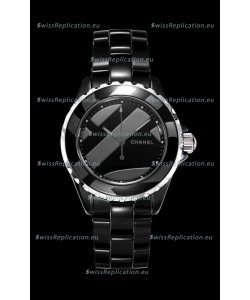Chanel J12 Untitled Black Ceramic Casing Watch 1:1 Mirror Replica Watch - 38MM Automatic Movement