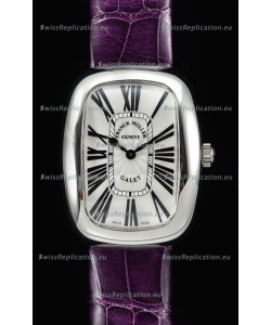 Franck Muller Galet Ladies Swiss Quartz Purple Strap Watch