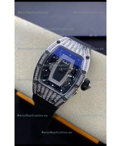 Richard Mille RM-07-01 Stainless Steel Diamonds Ladies 1:1 Mirror Replica Watch 