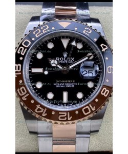 Rolex GMT Masters II M126711CHNR-0002 Everose Two Tone Gold Swiss Replica 1:1 Mirror Watch