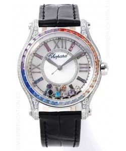 Chopard Happy Sport Swiss Automatic Replica Watch - Steel Casing - 36MM Wide 