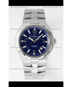 Vacheron Constantin Overseas 1:1 Mirror Swiss Replica Watch in Steel Blue Dial - Steel Strap