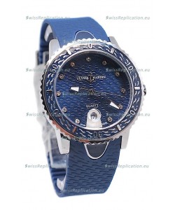 Ulysse Nardin Lady Diver Starry Night Replica Watch in Dark Blue Dial